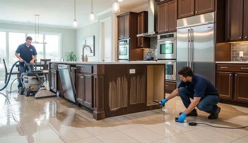 Kitchen Water Damage Restoration After Appliance Leak in Santa Monica, CA in Santa Monica, CA